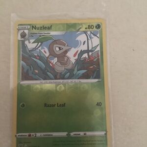 Nuzleaf Pokémon Card